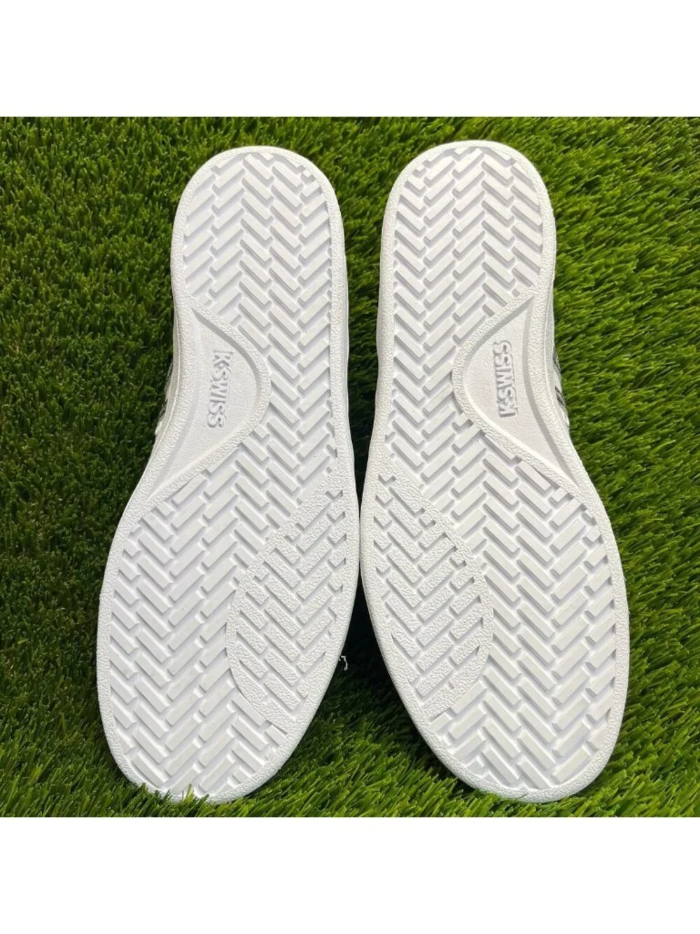 K-Swiss Court Pro II Leopard Womens Size 8 White Black Athletic Shoes Sneakers